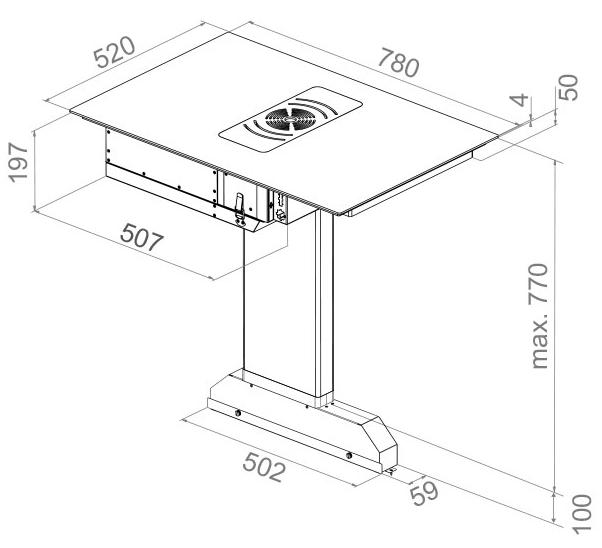 Варочная панель с вытяжкой Pando E-391/78 V.1130 ECO PLUS + KIT FCLR-AE (фото 7) Варочная панель с вытяжкой Pando E-391/78 V.1130 ECO PLUS + KIT FCLR-AE (preview 7)