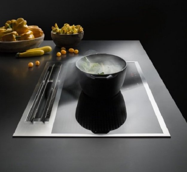 Варочная панель с вытяжкой FALMEC SINTESI 90 INOX (880) (preview 3)