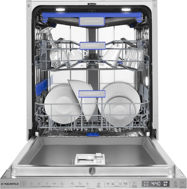 Встраиваемая посудомоечная машина Maunfeld MLP60330T Smart Beam Inverter (фото 3) Встраиваемая посудомоечная машина Maunfeld MLP60330T Smart Beam Inverter (preview 3)