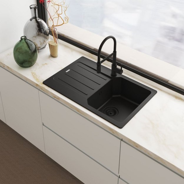 Смеситель Franke Lina Semi-pro с выдвижным шлангом черный матовый (preview 5)