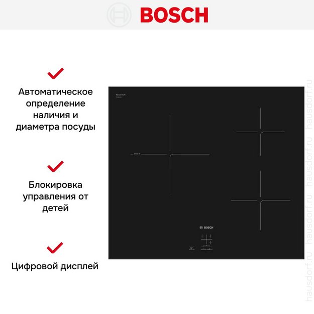 Индукционная варочная панель Bosch PUC61KAA5E (preview 5)