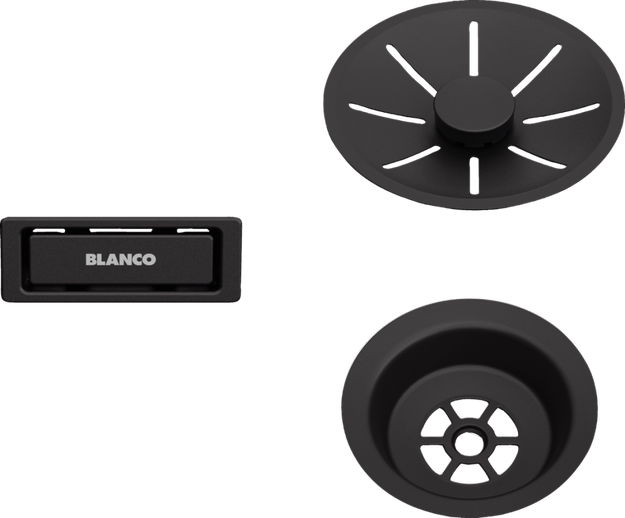Набор декоративных элементов Blanco C-overflow и InFino® черный матовый одна чаша 239975 (preview 1)
