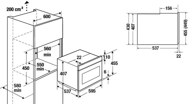 Компактный духовой шкаф с паром Kuppersbusch CBD 6570.0 X2 (preview 5)