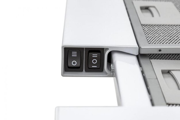 Встраиваемая вытяжка KRONA Kamilla slim 600 white (1 мотор) (preview 2)