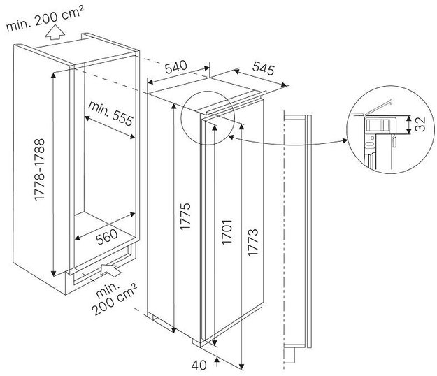 Встраиваемая морозильная камера Kuppersbusch FG 8840.1i (preview 2)