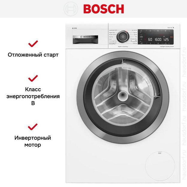 Стиральная машина Bosch WAX02KLOSN (preview 10)