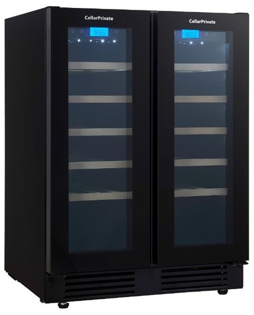 Встраиваемый под столешницу винный шкаф CellarPrivate CP042-2TBH (preview 1)