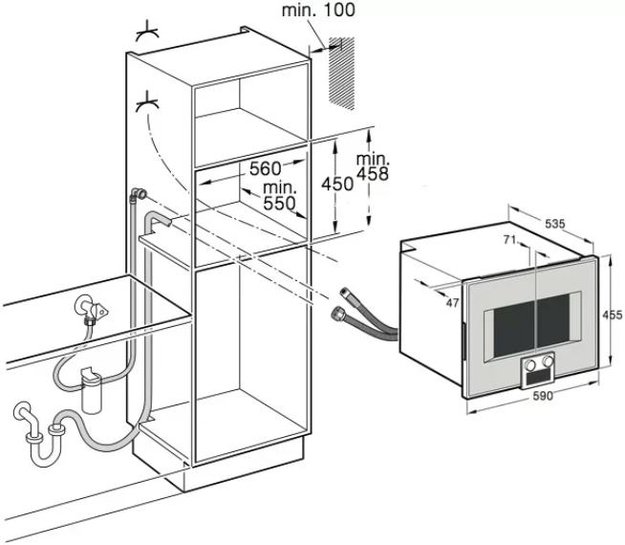 Духовой шкаф-пароварка Gaggenau BS 474-110 (фото 2) Духовой шкаф-пароварка Gaggenau BS 474-110 (preview 2)