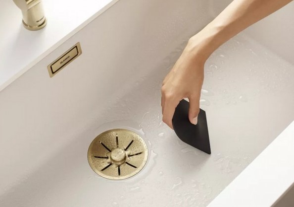 Набор декоративных элементов Blanco C-overflow и InFino® Satin Gold (две чаши) 203477 (preview 2)