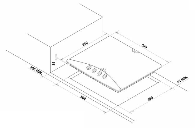Варочная панель Zigmund Shtain GN 03.61 M (фото 3) Варочная панель Zigmund Shtain GN 03.61 M (preview 3)