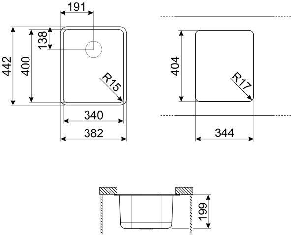Мойка Smeg VSTR34CUX (preview 2)