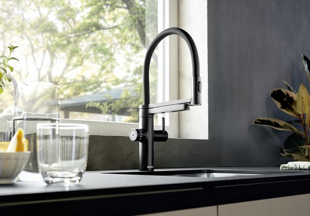 Смеситель 3-в-1 Blanco EVOL-S Pro Filter 526636 матовый черный (фото 2) Смеситель 3-в-1 Blanco EVOL-S Pro Filter 526636 матовый черный (preview 2)