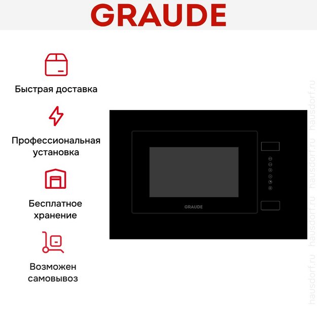 Встраиваемая микроволновая печь Graude MWG 38.1 S Comfort (preview 4)