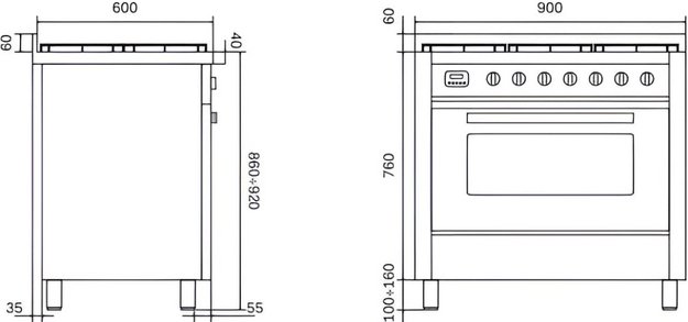 Варочный центр Ilve L096-WMP/MGD (preview 3)