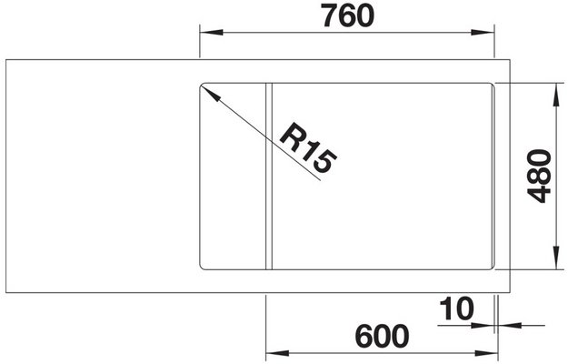 Мойка BLANCO ZIA XL 6 S Compact Silgranit вулканический серый (фото 3) Мойка BLANCO ZIA XL 6 S Compact Silgranit вулканический серый (preview 3)