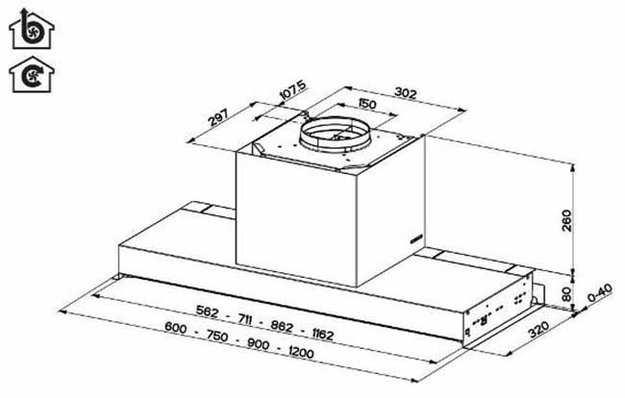 Вытяжка Faber IN-NOVA ZERO DRIP LITE A60 (preview 6)