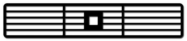 Декоративная решётка для варочных панелей Kuppersbusch DK 8595 (preview 1)