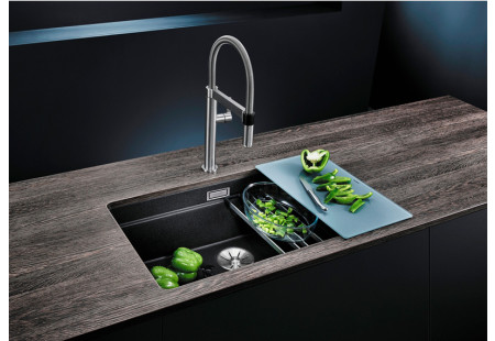 Мойка Blanco Etagon 700-U SILGRANIT® PuraDur® алюметаллик клапан-автомат InFino 525169 (preview 5)