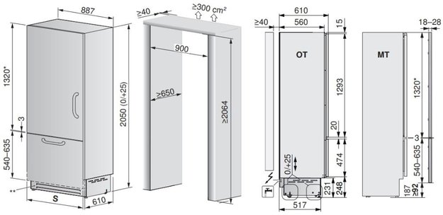 Встраиваемый холодильник V-ZUG CombiCooler V6000 Supreme CCO6T-51133 R (фото 5) Встраиваемый холодильник V-ZUG CombiCooler V6000 Supreme CCO6T-51133 R (preview 5)