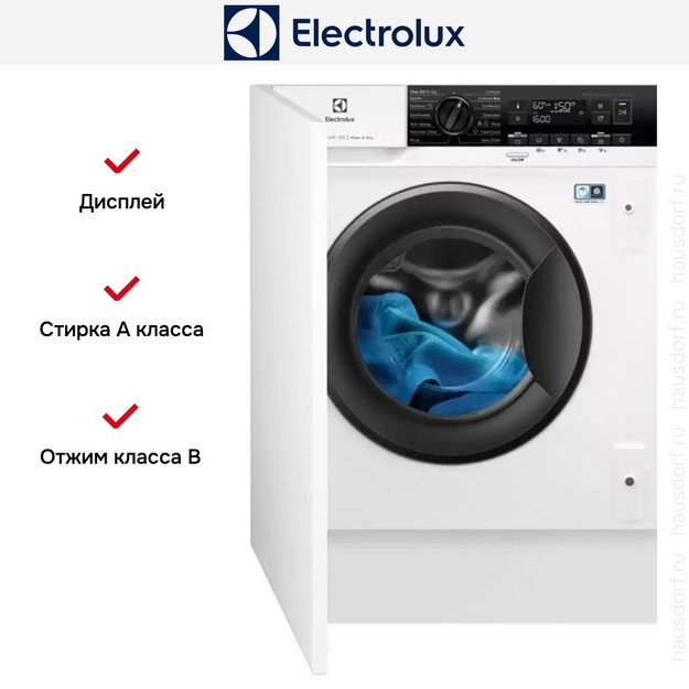 Встраиваемая стирально-сушильная машина Electrolux EW7W368SI (preview 5)