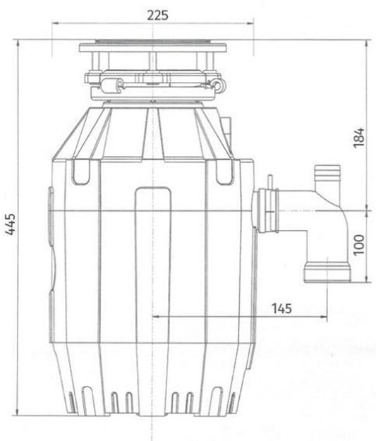 Измельчитель пищевых отходов Bone Crusher BC 1000 (фото 8) Измельчитель пищевых отходов Bone Crusher BC 1000 (preview 8)