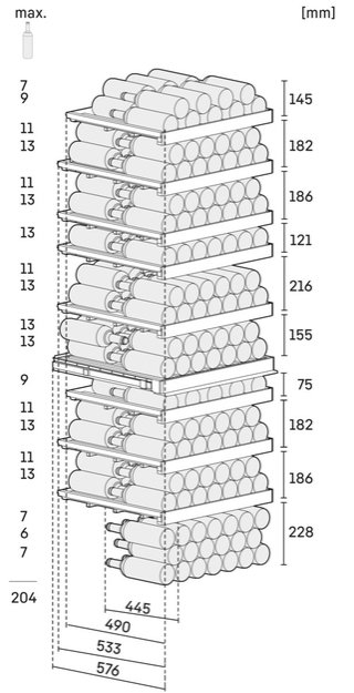 Винный шкаф Liebherr WPgbi 7472 Vinidor Selection (фото 9) Винный шкаф Liebherr WPgbi 7472 Vinidor Selection (preview 9)