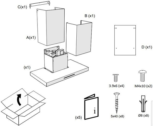 Вытяжка Pando P-401/120 IX 1250 ECO SEC (preview 4)