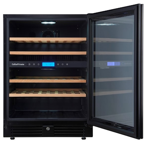 Встраиваемый под столешницу винный шкаф CellarPrivate CP043-2TBH (preview 5)