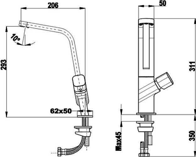 Смеситель Teka ICO 915 BRASS (фото 6) Смеситель Teka ICO 915 BRASS (preview 6)