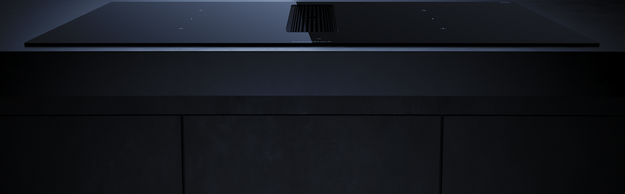 Индукционная варочная панель с вытяжкой Kuppersbusch KMI 9350.0 SR Black Chrome (preview 4)