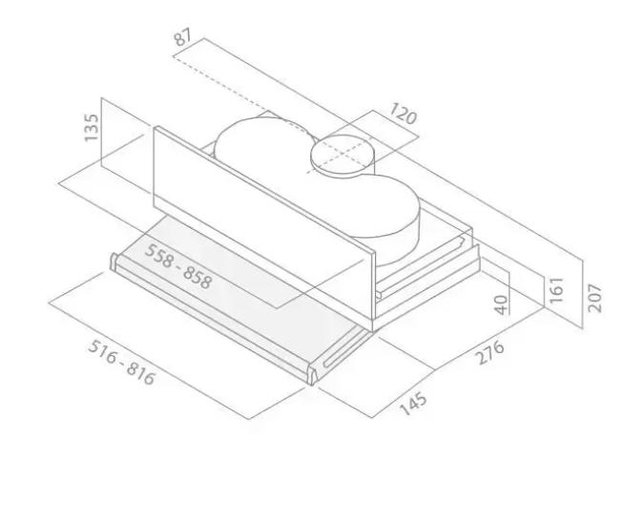 Встраиваемая вытяжка ELICA CIAK LUX GR/A/L/86 (фото 7) Встраиваемая вытяжка ELICA CIAK LUX GR/A/L/86 (preview 7)