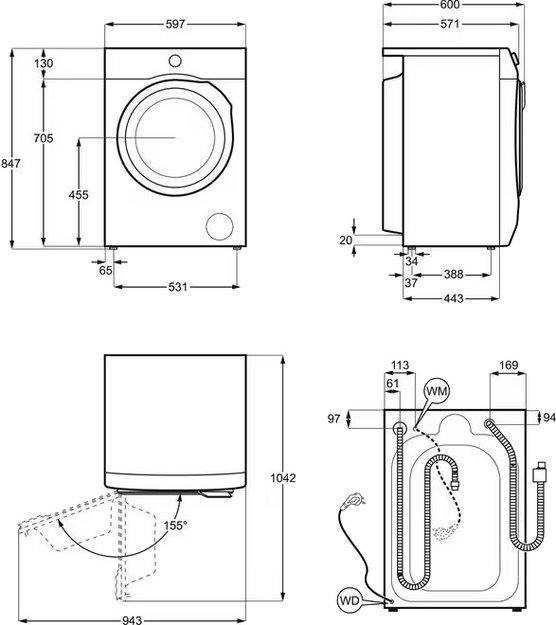 Стирально-сушильная машина Electrolux EW7W2481E (фото 4) Стирально-сушильная машина Electrolux EW7W2481E (preview 4)