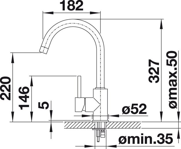 Смеситель Blanco MIDA 526649 Silgranit матовый черный (preview 2)