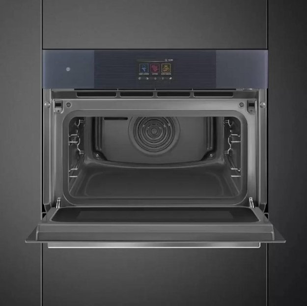 Компактный духовой шкаф с пароваркой шкаф Smeg SO4104APG (фото 7) Компактный духовой шкаф с пароваркой шкаф Smeg SO4104APG (preview 7)