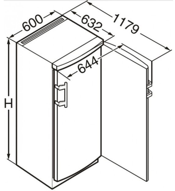 Морозильник Liebherr G 2033 Comfort SuperFrost (preview 3)