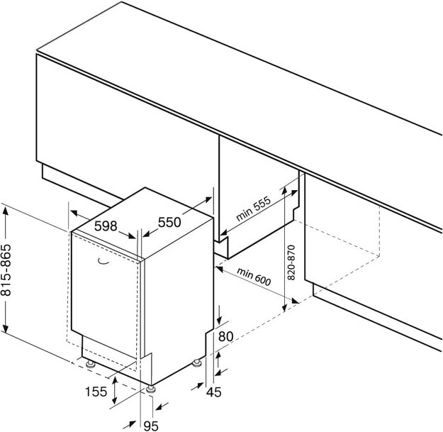 Встраиваемая посудомоечная машина KRONA LEINE 60 BI (preview 13)