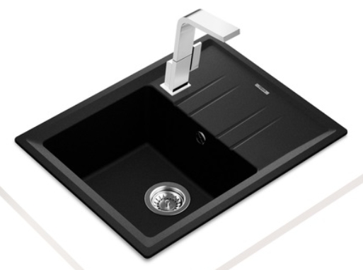 Мойка Teka Stone 45 S-TG 1B 1D Black metallic (preview 2)