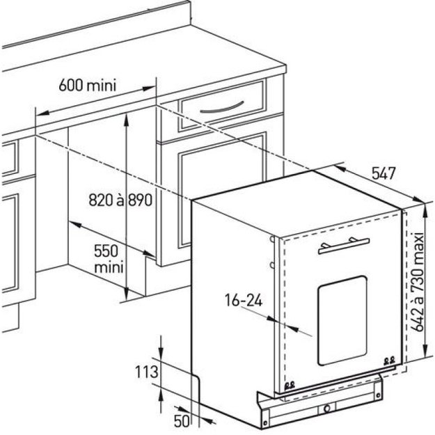Посудомоечная машина De Dietrich DQH 740 JE 1 (preview 5)