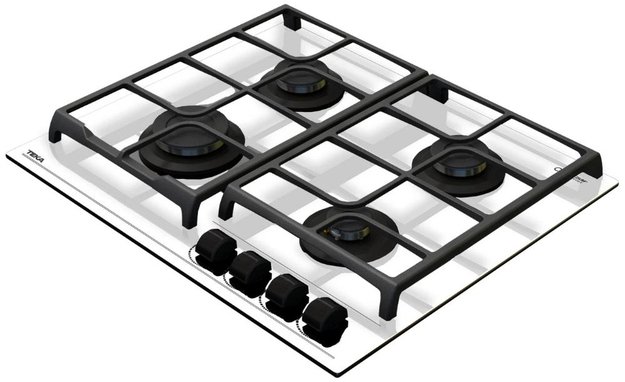 Встраиваемая газовая варочная панель Teka GBC 64100 KBN WHITE (фото 2) Встраиваемая газовая варочная панель Teka GBC 64100 KBN WHITE (preview 2)