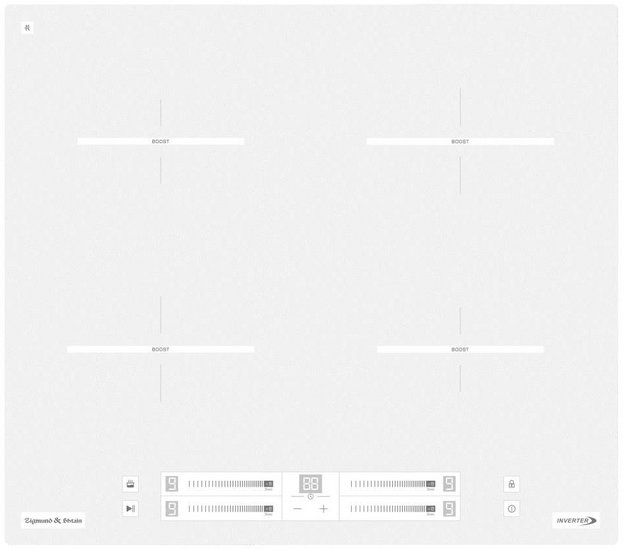 Стеклокерамическая варочная панель Zigmund & Shtain CI 23.6 W (preview 1)
