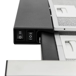 Встраиваемая вытяжка Крона Kamilla slim 600 black/inox (1 мотор) фото 2 в Казани и Татарстане Встраиваемая вытяжка KRONA Kamilla slim 600 black/inox (1 мотор) фото 2 в Казани и Татарстане