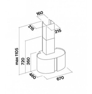 Вытяжка Falmec Mirabilia 67 Venezia Vetro (800) ECP фото 3 в Казани и Татарстане