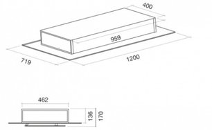 Встраиваемая вытяжка Falmec Aura 120 White фото 3 в Казани и Татарстане