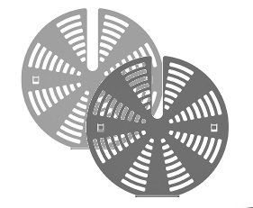 Комплект для уменьшения скорости воздушного потока вентилятора (2 шт.) Smeg 3927 фото 2 в Казани и Татарстане