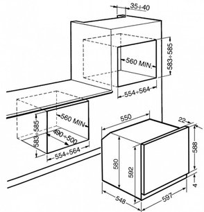 Духовой шкаф Smeg SFT805AO фото 2 в Казани и Татарстане