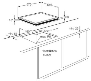 Варочная панель AEG HK634020XB фото 2 в Казани и Татарстане