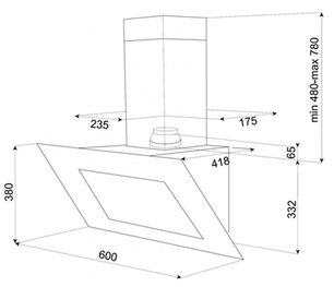 Вытяжка Teka DVT 60 HP WHITE фото 2 в Казани и Татарстане