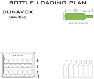 Винный шкаф Дунавокс DAV-18.46SS.TO фото 4 в Казани и Татарстане Винный шкаф Dunavox DAV-18.46SS.TO фото 4 в Казани и Татарстане