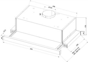 Встраиваемая вытяжка Шауб Лоренц SLD TE6600 фото 2 в Казани и Татарстане Встраиваемая вытяжка Schaub Lorenz SLD TE6600 фото 2 в Казани и Татарстане