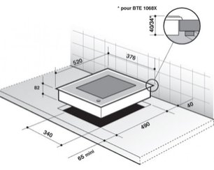 Модульная система De Dietrich DTE 1048 X фото 3 в Казани и Татарстане